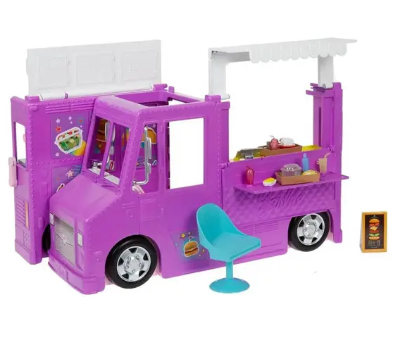 Pink barbie food 2024 truck car toy